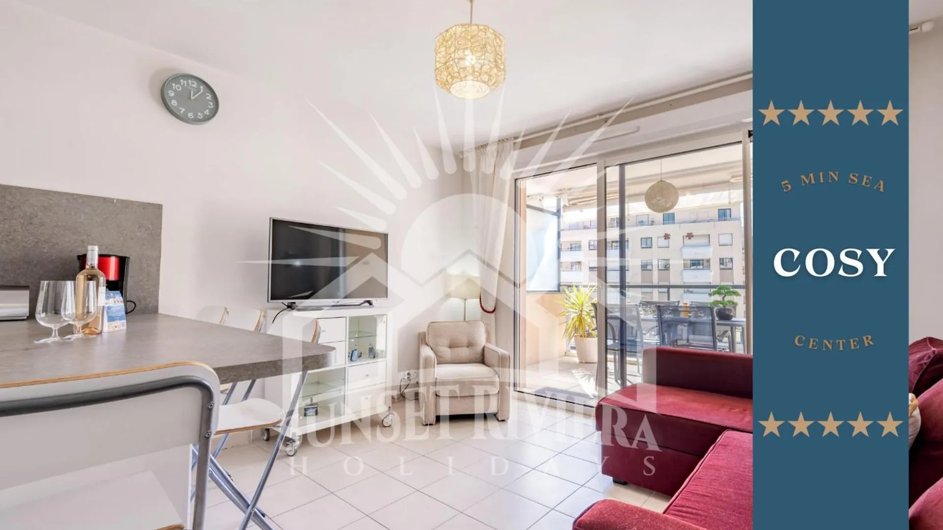 L'Eden Square Apartment For 4 By Sunset Antibes