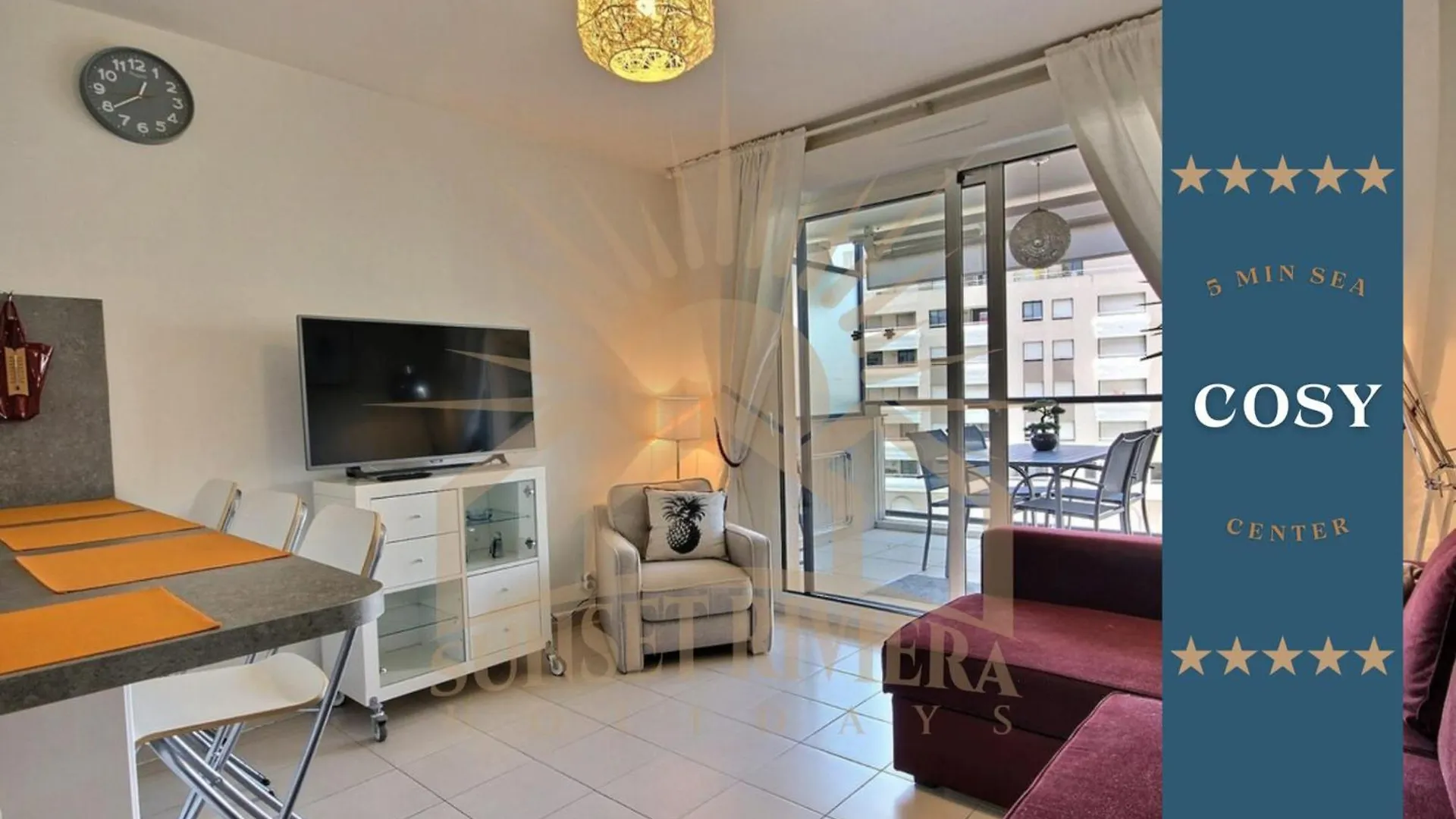 L'Eden Square Apartment For 4 By Sunset Antibes